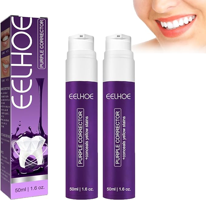 Purple Whitening Toothpaste | معجون الأسنان الأرجواني لتبييض الأسنان